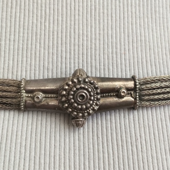 Antique Rajasthani solid silver wedding belt - Picture 3 of 8